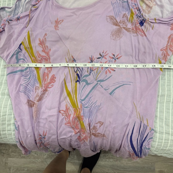 FREE PEOPLE Clear Skies Cold Shoulder Lilac Mini Dress Small - Picture 5 of 7